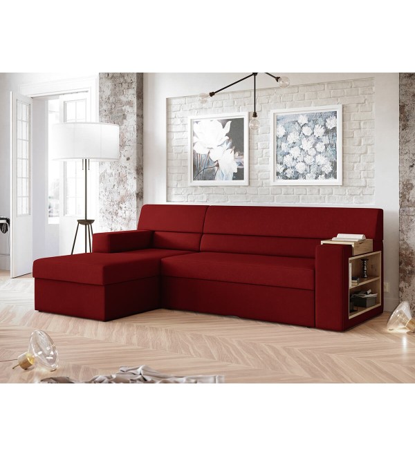 Rohová sedací souprava RULAN červená
