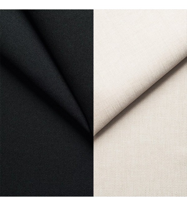 Rohová rozkládací sedačka EMA černá bílá