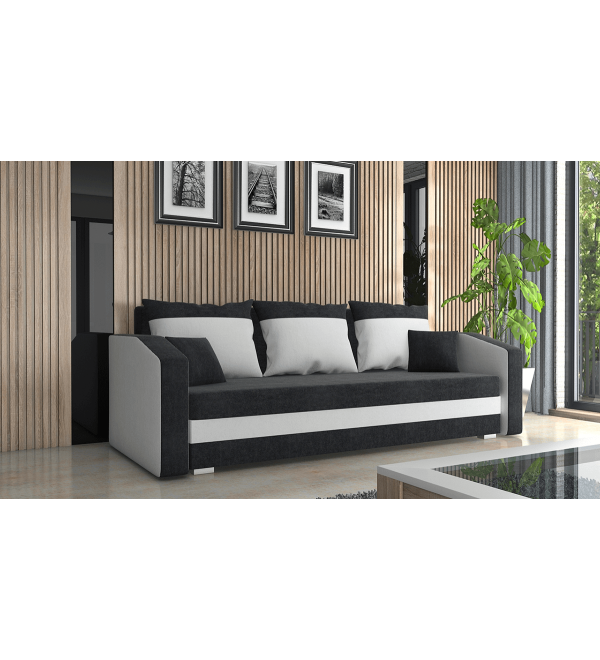 Pohovka FOMA černá bílá