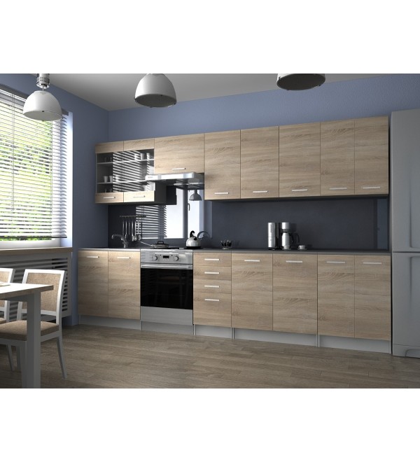 Kuchyňská linka PAULA KLASIK 320/260 dub sonoma