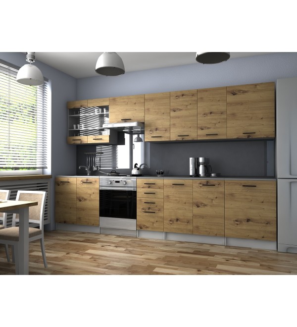 Kuchyňská linka PAULA KLASIK 320/260 dub artisan