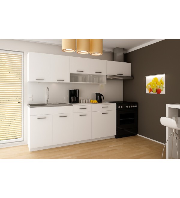 Kuchyňská linka TOMA LUX 240/180 bílá