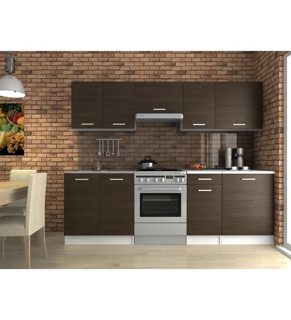 Kuchyňská linka LENA LUX 240/180 wenge