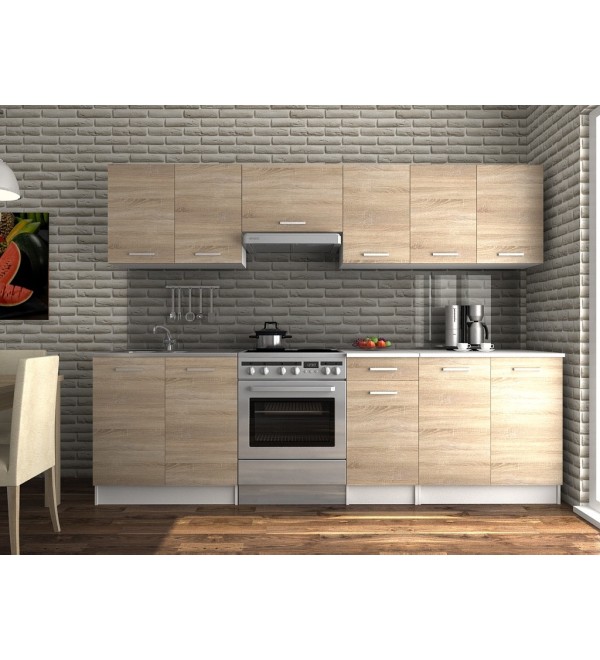 Kuchyňská linka LENA LUX 260/200 dub sonoma