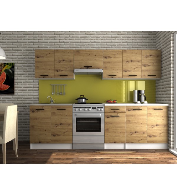 Kuchyňská linka LENA LUX 260/200 dub artisan