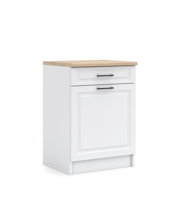 Kuchyňská spodní skříňka 60cm 1x šuplík + 1x dvířka SCANDI