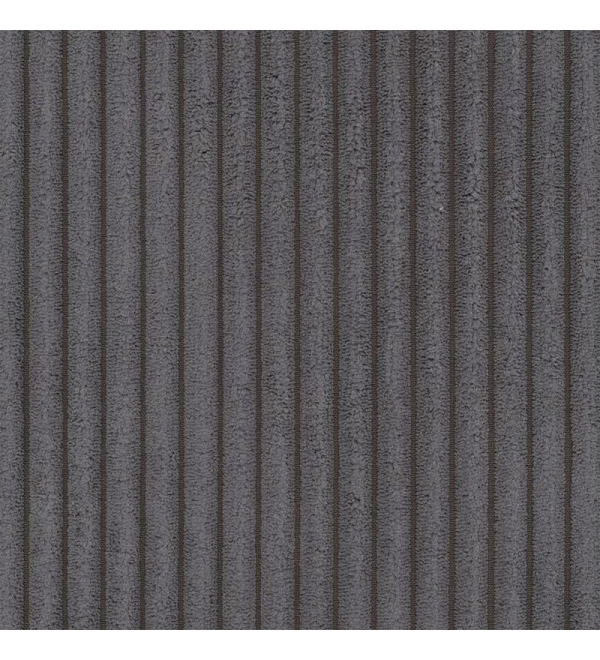 Rohová rozkládací sedačka FORESTO tmavě šedá -  manšestrová látka