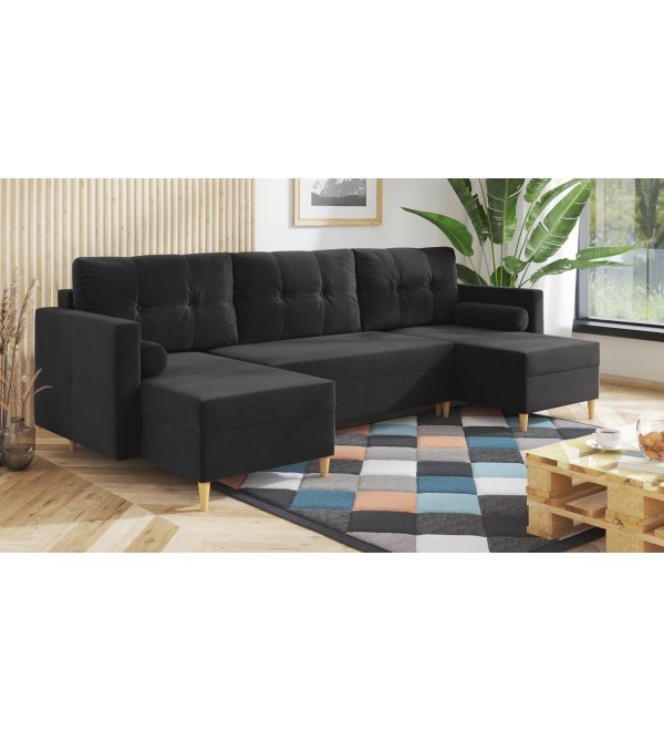 Sedací souprava LORA tmavě šedá