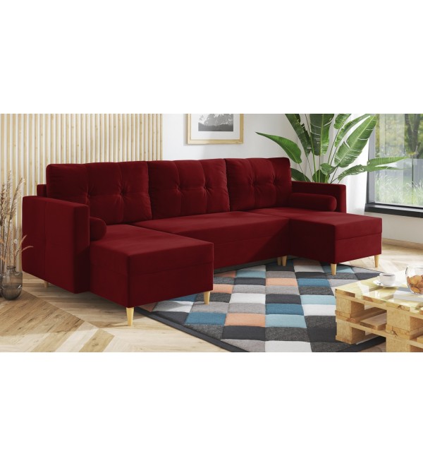 Sedací souprava LORA červená