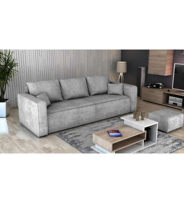 Pohovka FESTO šedá - manšestrová látka