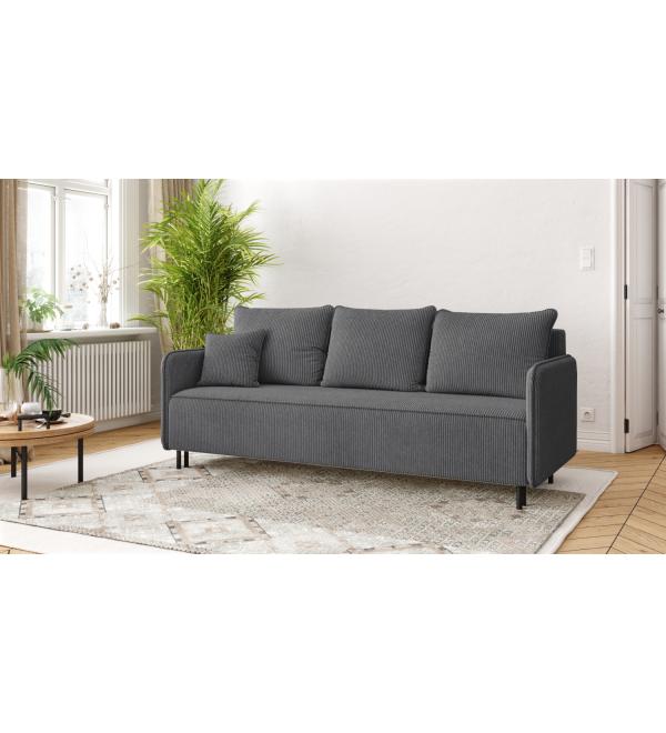 Pohovka Amon - tmavě šedá