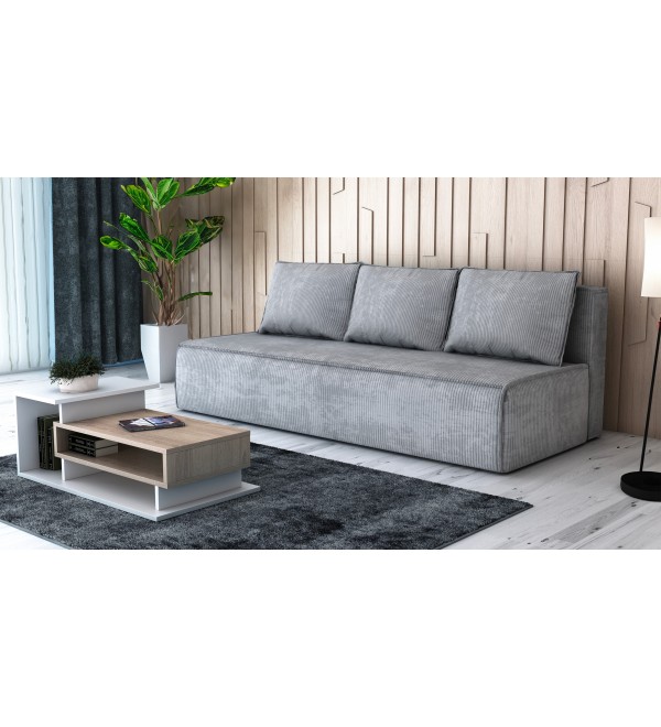 Pohovka FALOM šedá - manšestr