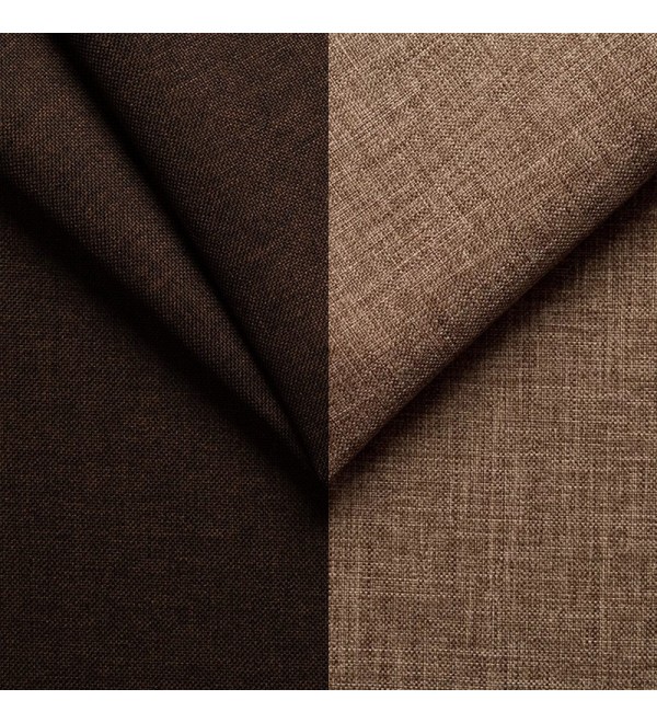 Rohová rozkládací sedačka AMEL hnědá-hnědá