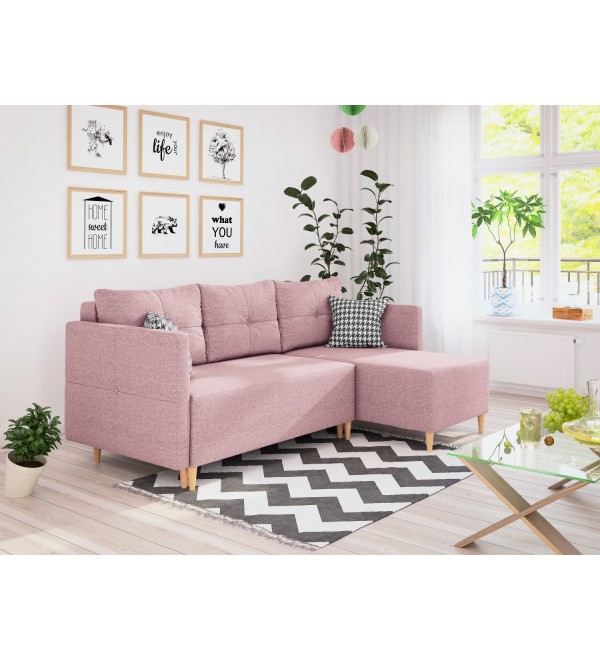 Rohová rozkládací sedačka Merlin - VÝBĚR LÁTKY