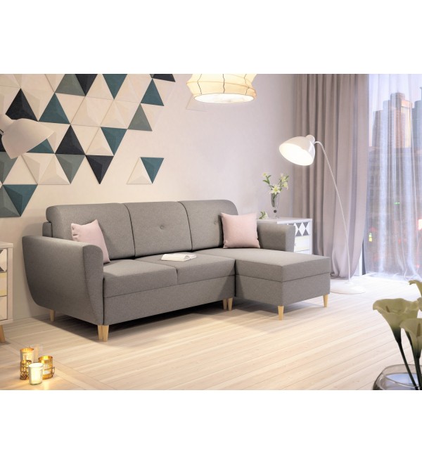 Rohová rozkládací sedačka FRANK - VÝBĚR LÁTKY